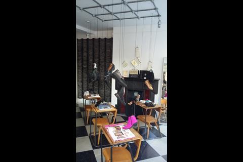 Tracey Neuls interior of school desks and chairs